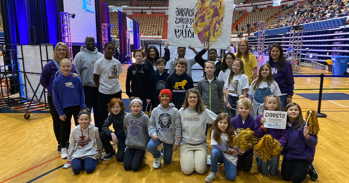 Three robotics teams from Kilby Laboratory School on the University of North Alabama campus have earned bids to compete in the VEX Robotics World Championship competition in Dallas, Texas, from May 2-5. 